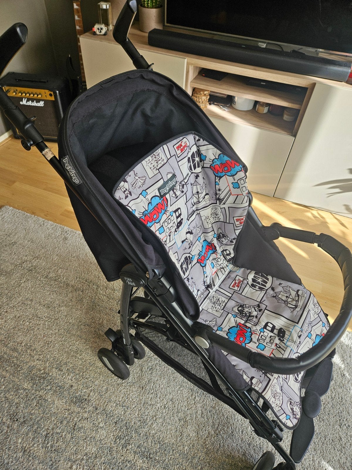 Peg Perego Pliko Mini Buggy - Ideaal voor oudere kinderen, Ophalen, Gebruikt, Verstelbare rugleuning