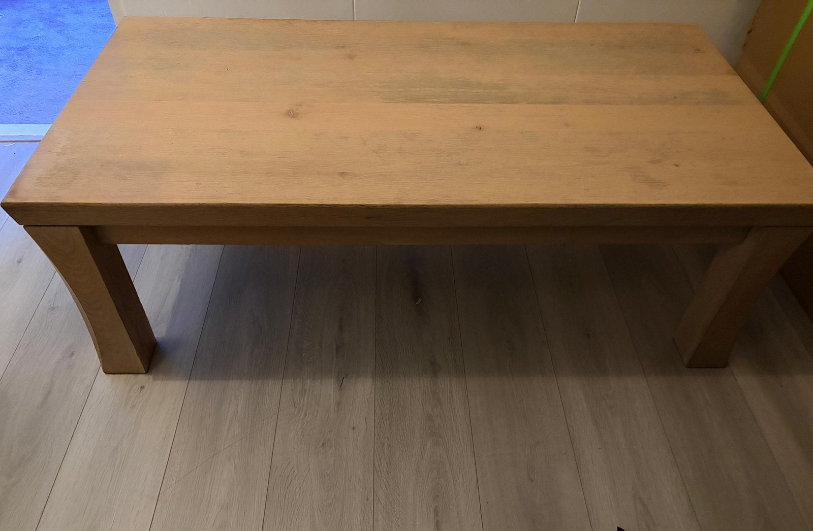 Salontafel, Ophalen, Gebruikt, 100 tot 150 cm, Eikenhout