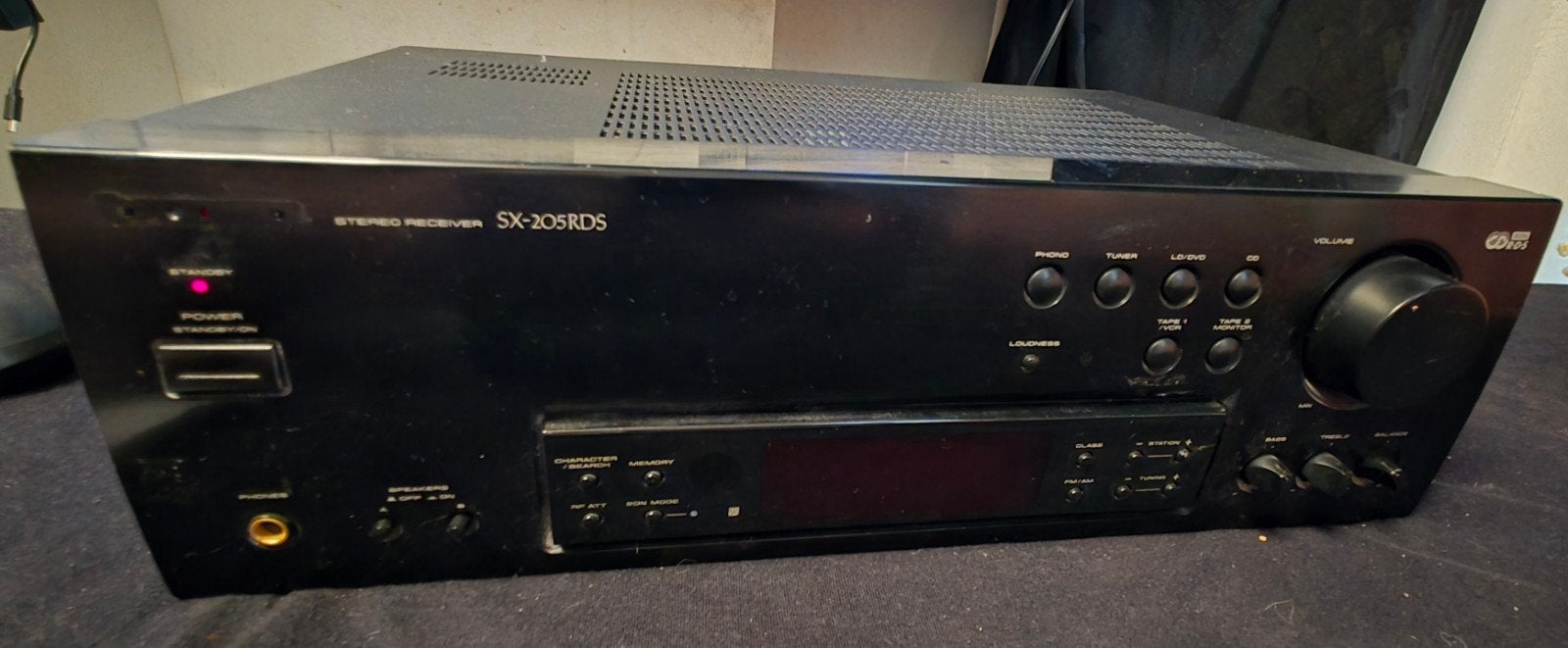 Pioneer SX-205RDS Stereo Receiver - Goede staat, Gebruikt, Ophalen of Verzenden, 60 tot 120 watt, Pioneer