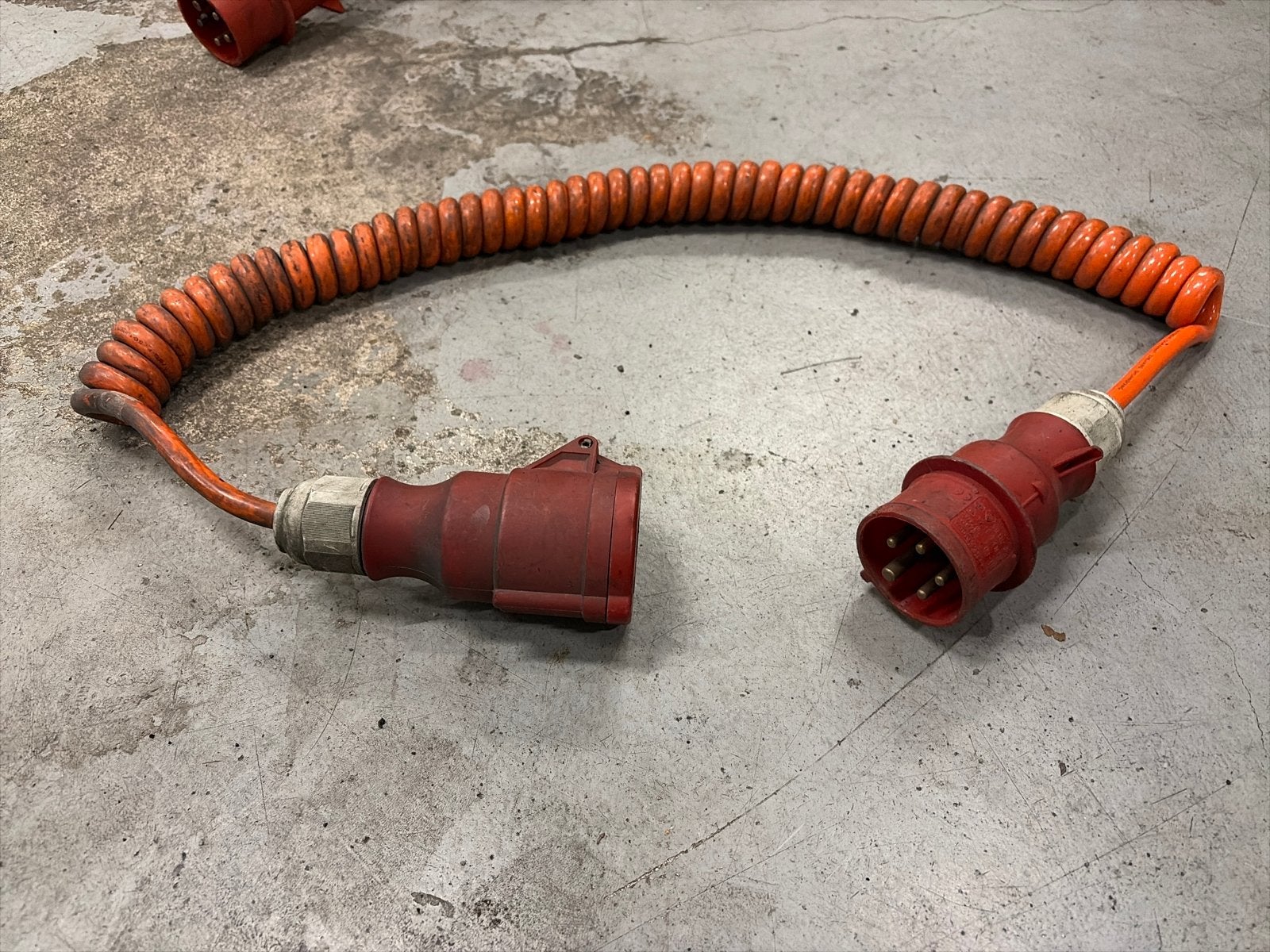 Krulkabel 240V 16A CEE verlengkabel, Ophalen of Verzenden, Gebruikt, Kabel of Snoer