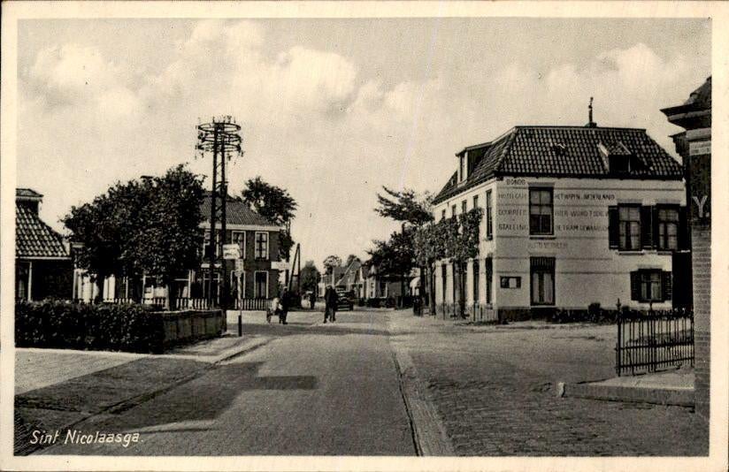 Sint Nicolaasga, Ophalen of Verzenden, 1920 tot 1940, Gelopen, Friesland