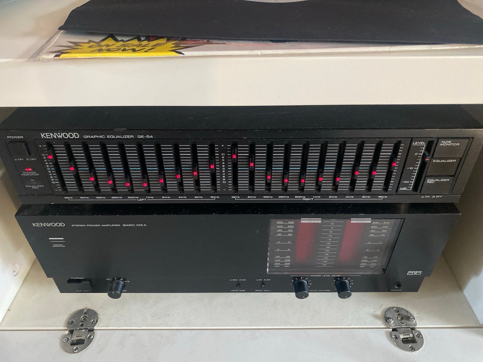Kenwood GE-54 10-bands Equalizer, Ophalen of Verzenden, Gebruikt, Stereo, 120 watt of meer