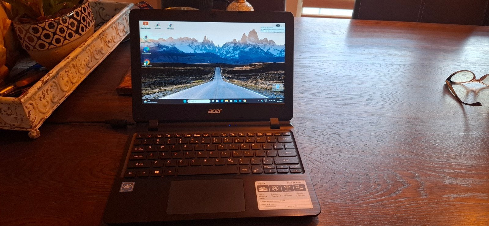 Acer aspire 1, Ophalen, 11 inch, Minder dan 2 Ghz, SSD
