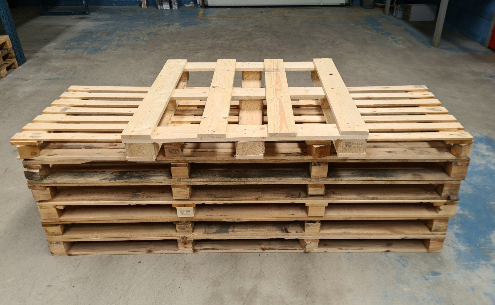 Grote pallets, Ophalen, 50 mm of meer, Minder dan 200 cm, Vuren