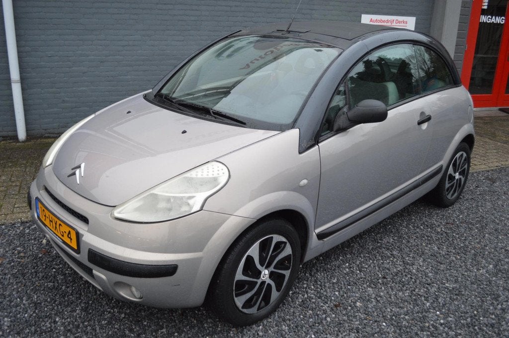 Citroen C3 Pluriel 1.6i-16V Airco Automaat Stuurbekrachtigin, Gebruikt, 4 cilinders, Cabriolet, 4 stoelen