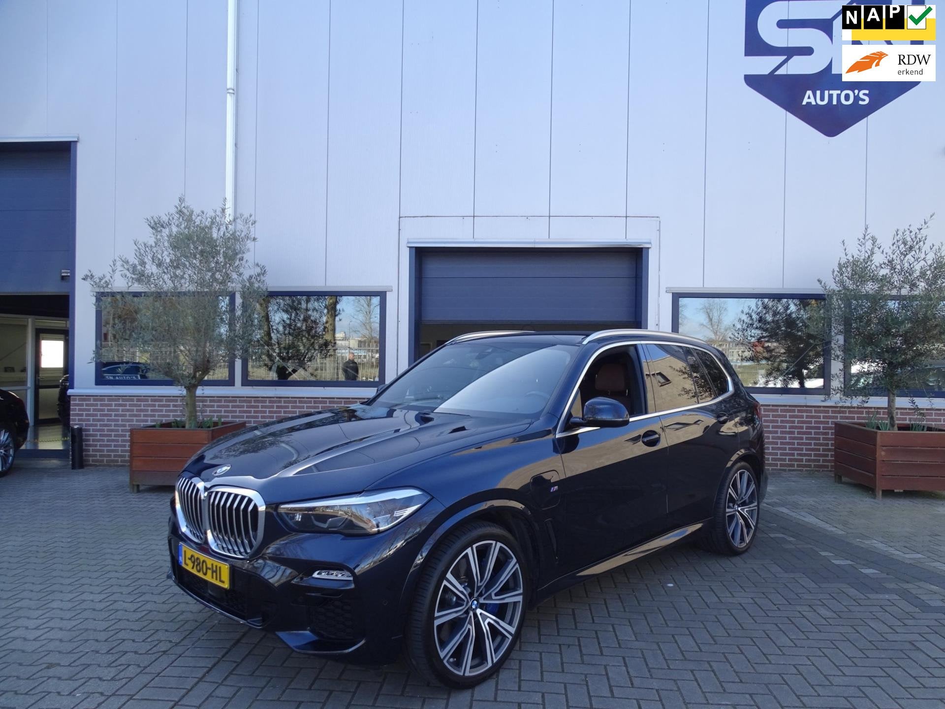 BMW X5 XDrive45e High Executive, Auto's, BMW, Gebruikt, Zwart, Vierwielaandrijving, Hybride Elektrisch/Benzine