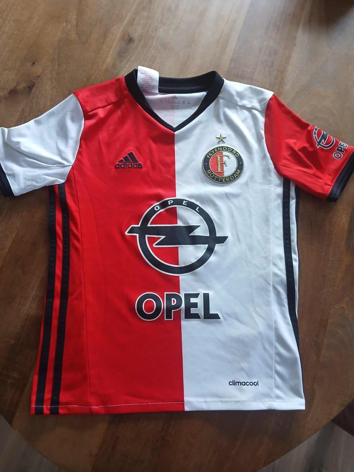 Feyenoord Thuisshirt Rood/Wit - Maat 142, Meerkleurig, Ophalen of Verzenden, Adidas, Voetbal