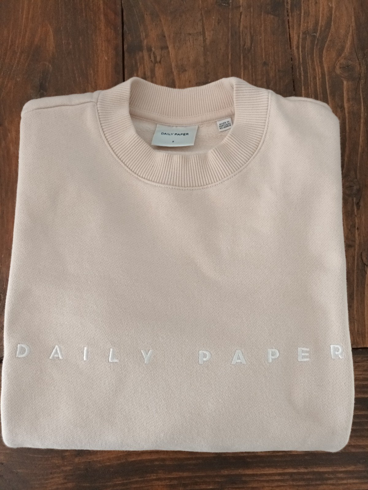Daily Paper sweater beige maat S, Ophalen of Verzenden, Zo goed als nieuw, Maat 46 (S) of kleiner, Beige