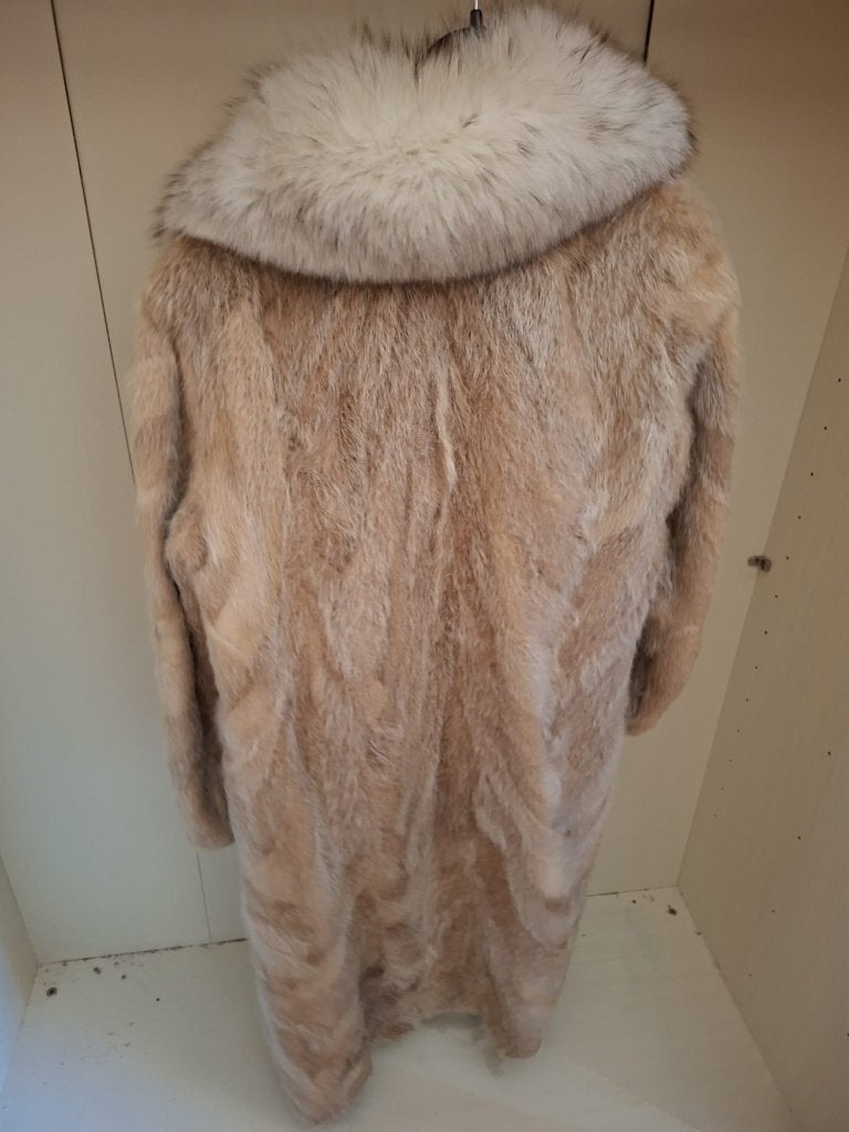 Bontjas, Kleding | Dames, Ophalen, Beige, Maat 42/44 (L), Zo goed als nieuw