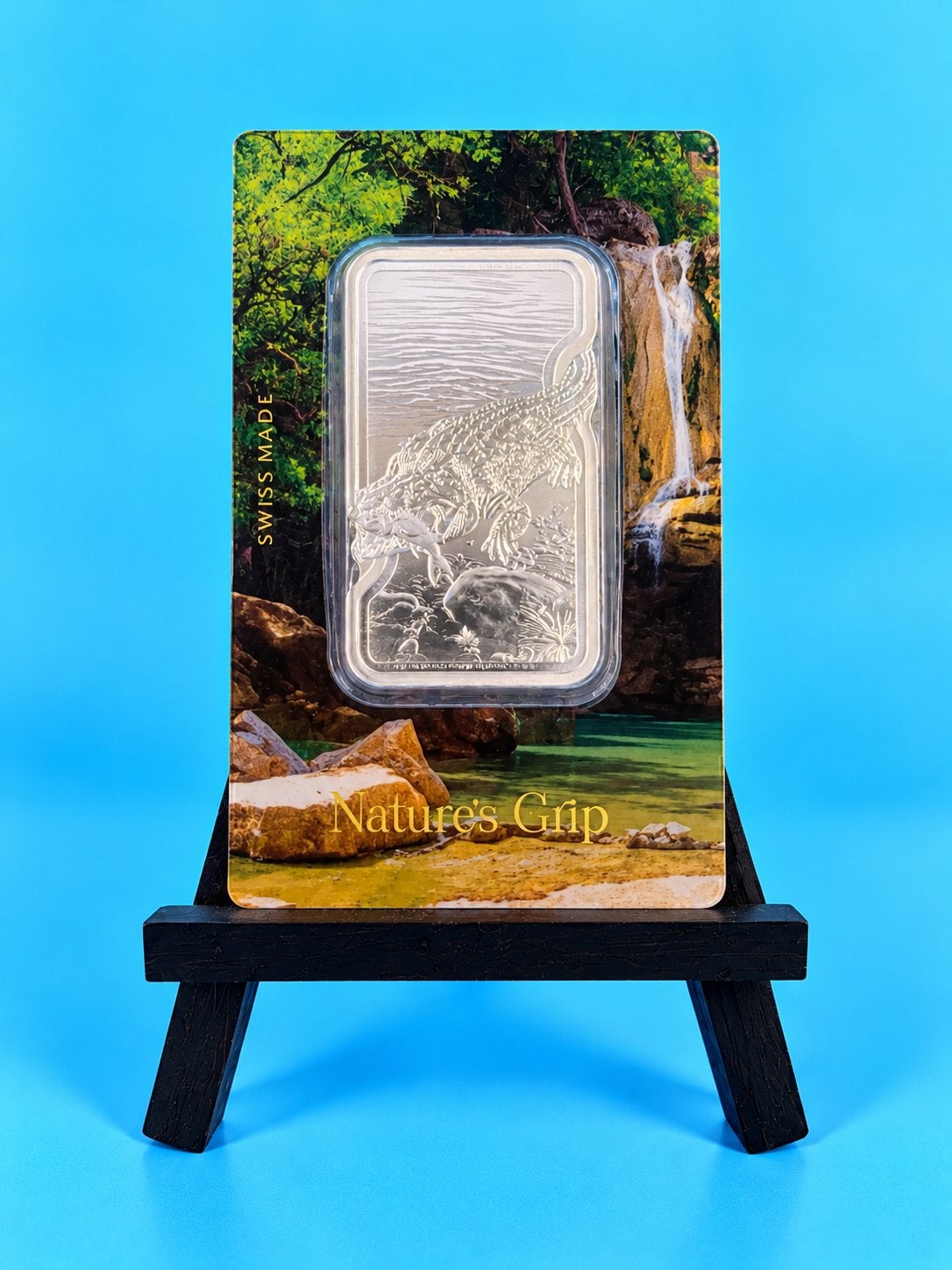 PAMP Suisse🇨🇭Nature’s Grip 2026 Nile Crocodile🐊1oz Silver, Ophalen of Verzenden, Zilver