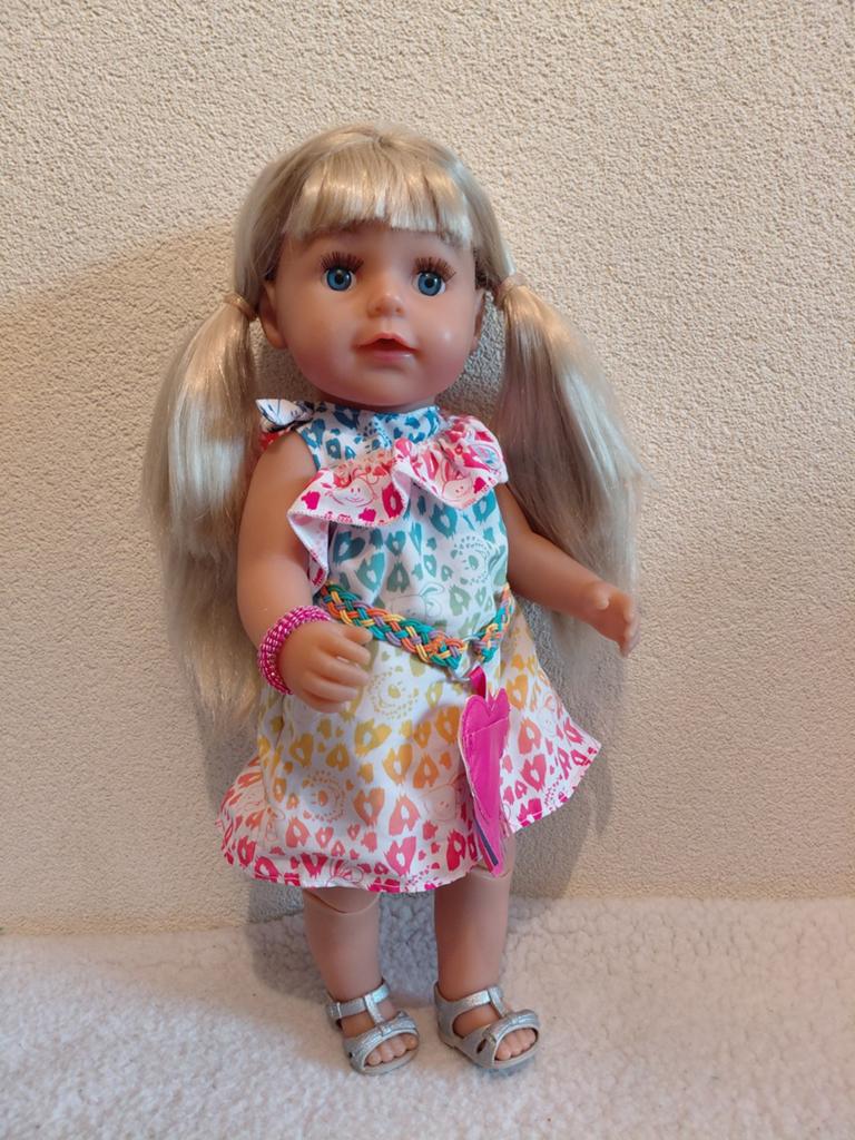 Mooie Baby Born Zus Pop 🩷 met Kambaar Haar., Ophalen of Verzenden, Zo goed als nieuw, Overige typen