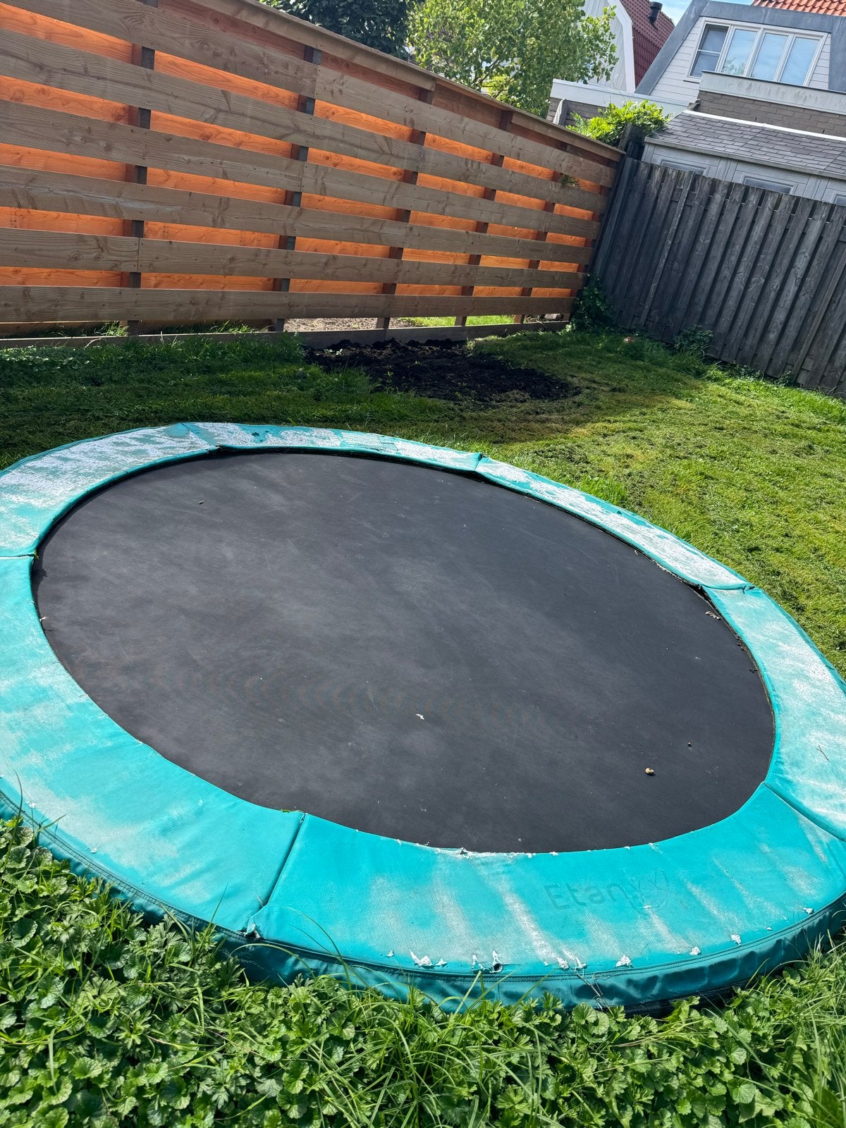 Etan trampoline - Ingraaf. Gratis afhalen., Ophalen, Gebruikt
