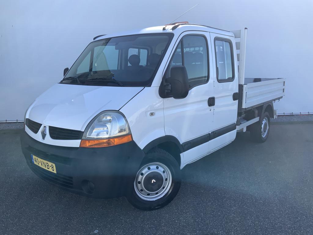 Renault Master T28 2.5 dCi L2H1 Dub Cab Pick Up 6 Zits Trekh, Auto's, Voorwielaandrijving, 101 pk, Gebruikt, 4 cilinders