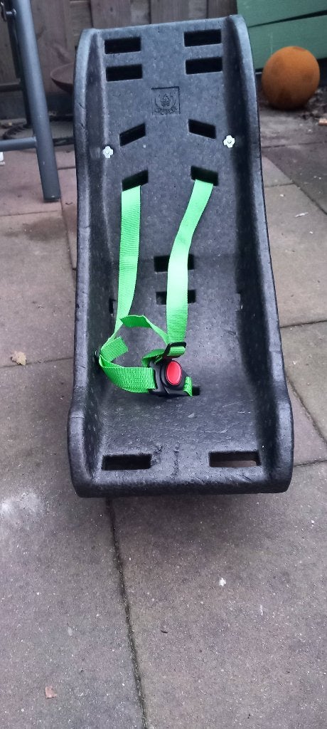 Kinderzitje voor fiets - Achterzitje met gordel, Gebruikt, Onbekend, Ophalen of Verzenden, Voorzitje
