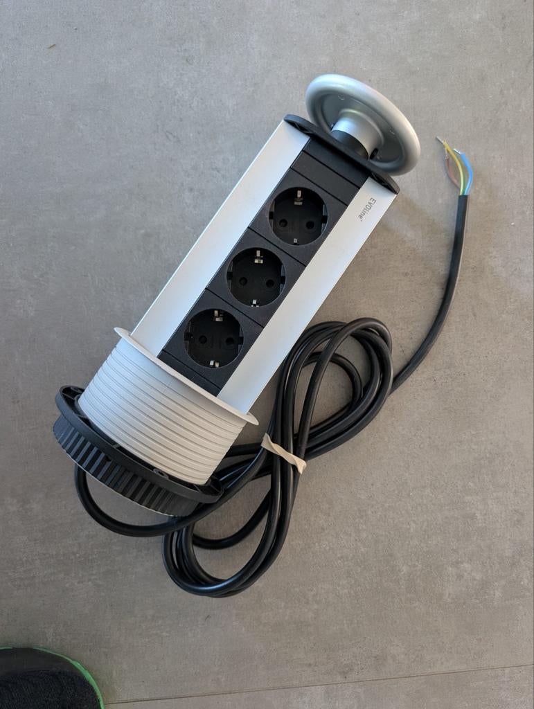 EVOline Power Tower - Inbouw Stopcontacten, Ophalen, Gebruikt, Stopcontact