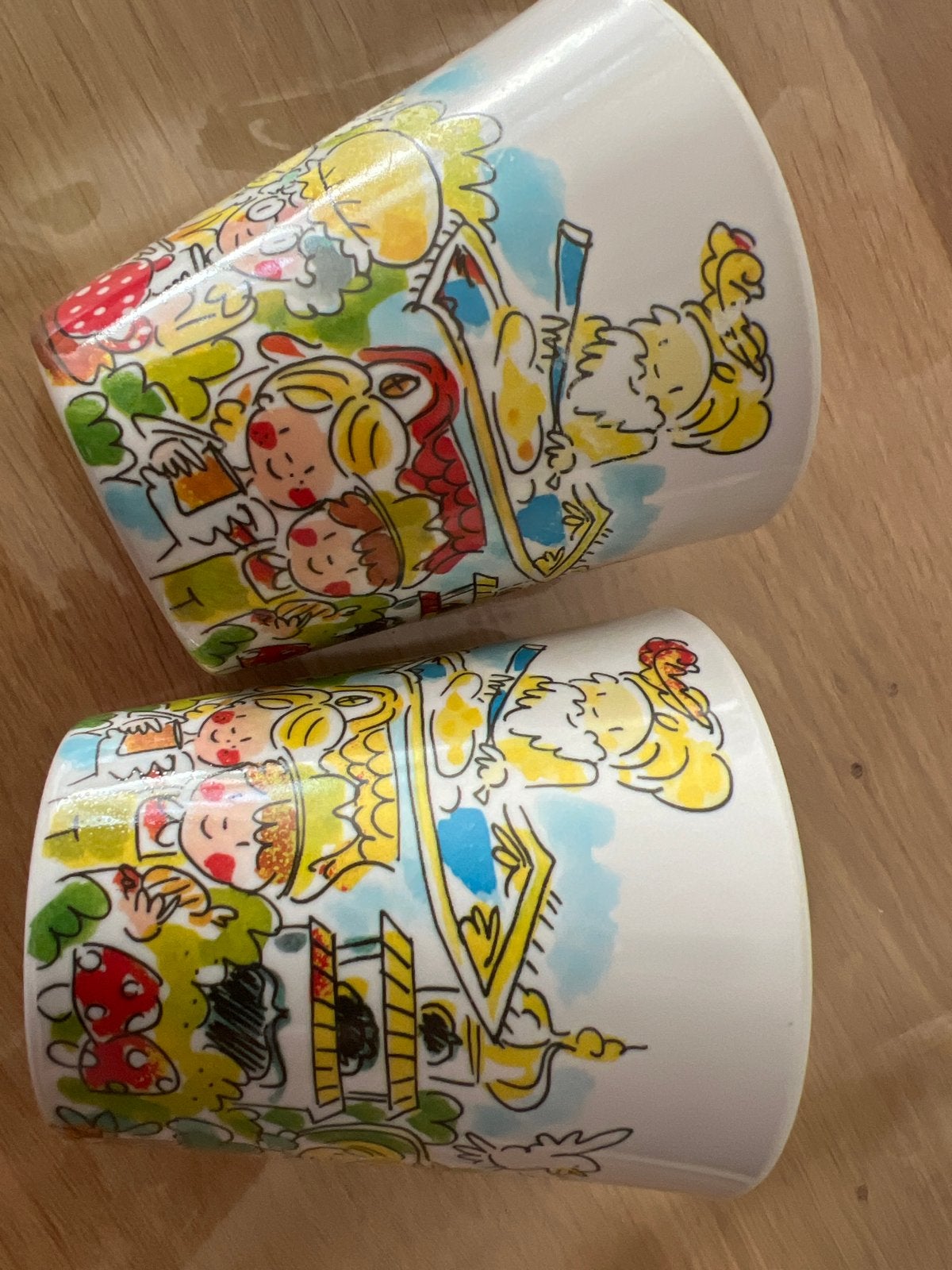 Blond Amsterdam Efteling  bekers kunststof - Set van 2, Kunststof, Gebruikt, Modern, Blond Amsterdam