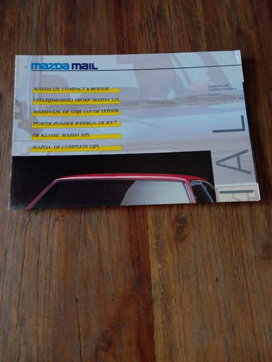 Mazda Mail Voorjaar 1989 RX 7 Turbo / AWS 8 pag., Verzenden, Zo goed als nieuw, Mazda