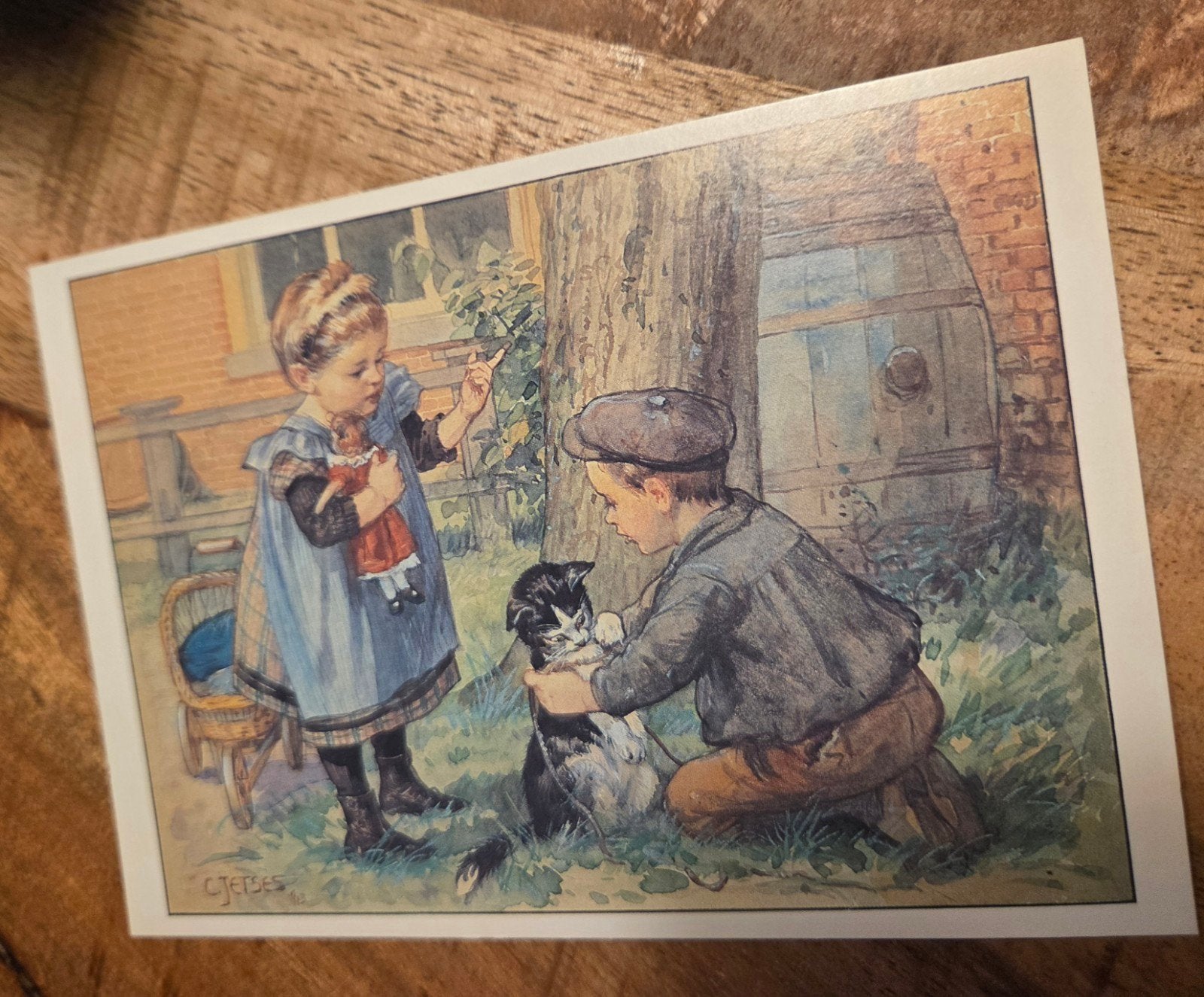 C. Jetses - Wat Denkt Poes? - Ot en Sien, Verzenden, 1980 tot heden, Ongelopen, Kinderen