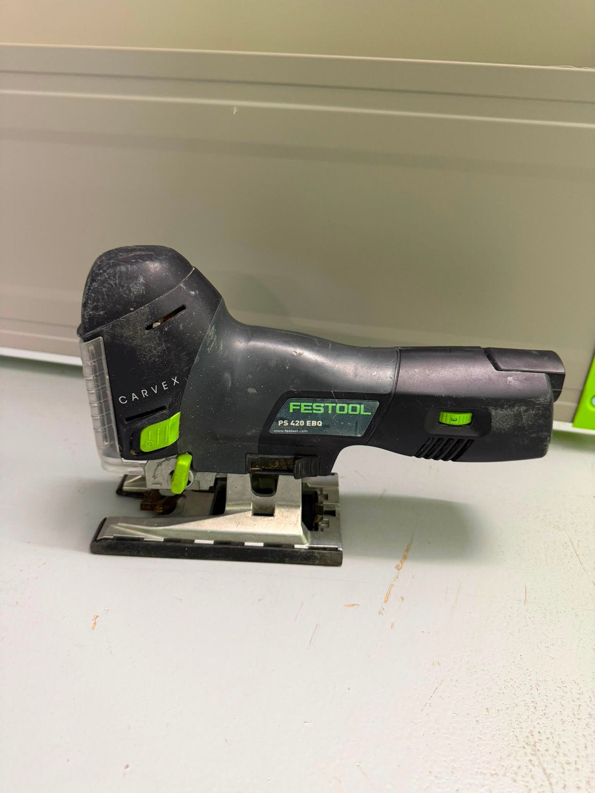 Festool PS 420 EBQ Carvex Decoupeerzaag, Doe-het-zelf en Verbouw, Ophalen, Zo goed als nieuw, Minder dan 600 watt