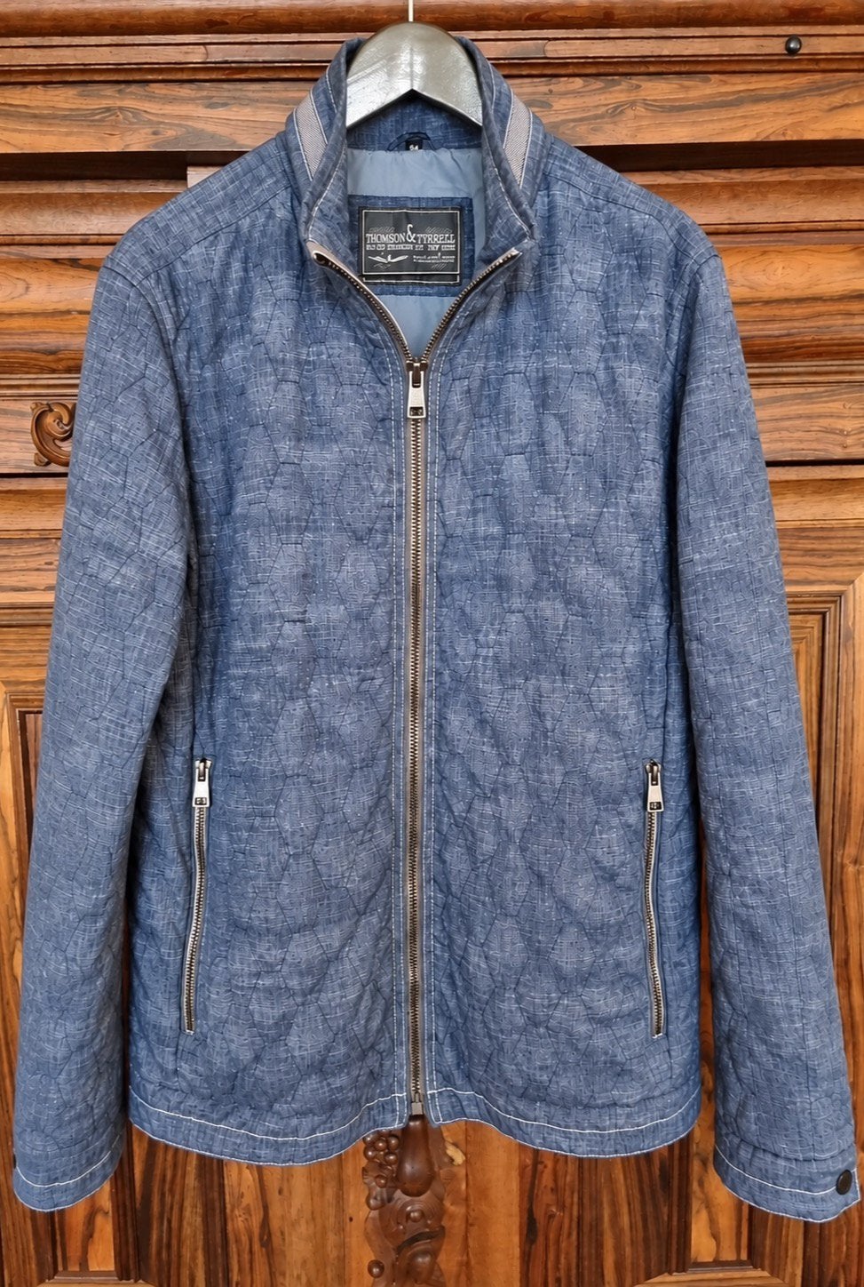 THOMSON & TYRRELL Erg mooie jas XL Nieuw WP170, Ophalen of Verzenden, Nieuw, Maat 46/48 (XL) of groter, Blauw