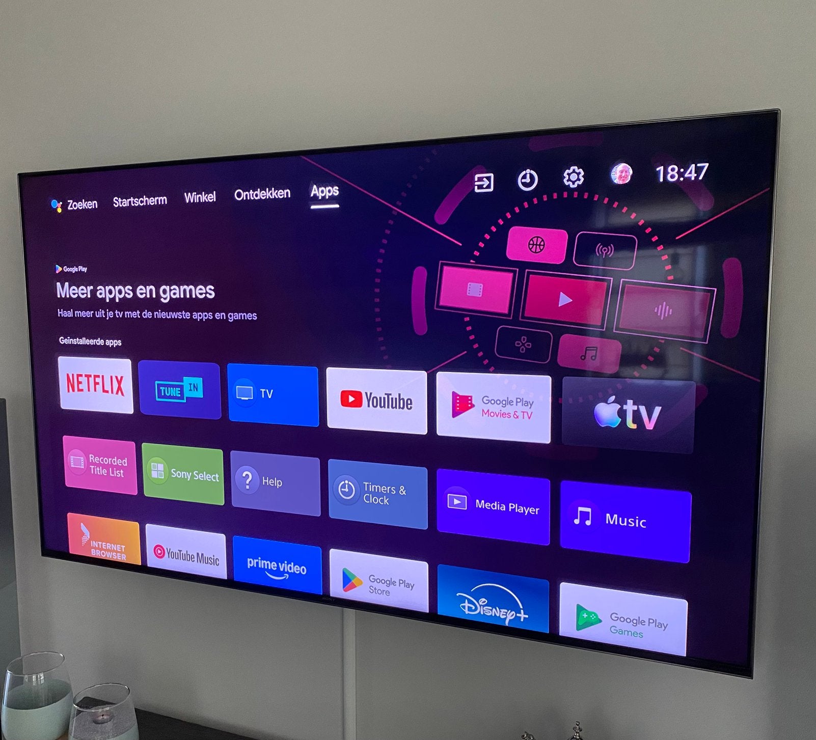 Sony KD-75XH9505, Ophalen, Zo goed als nieuw, 100 Hz, 4k (UHD)