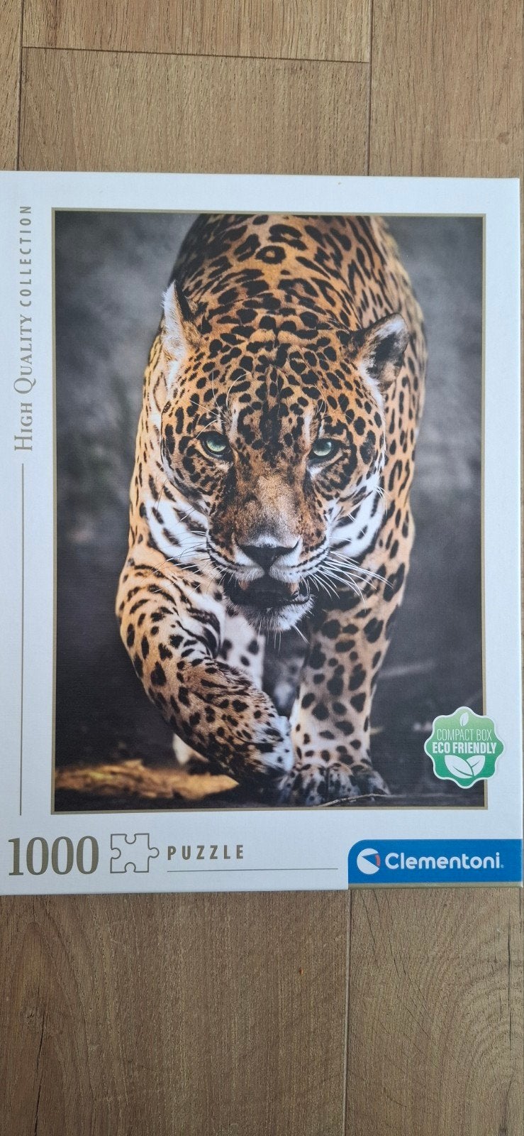Puzzel van een jaguar, 1000 stukjes, Ophalen of Verzenden, 500 t/m 1500 stukjes, Zo goed als nieuw