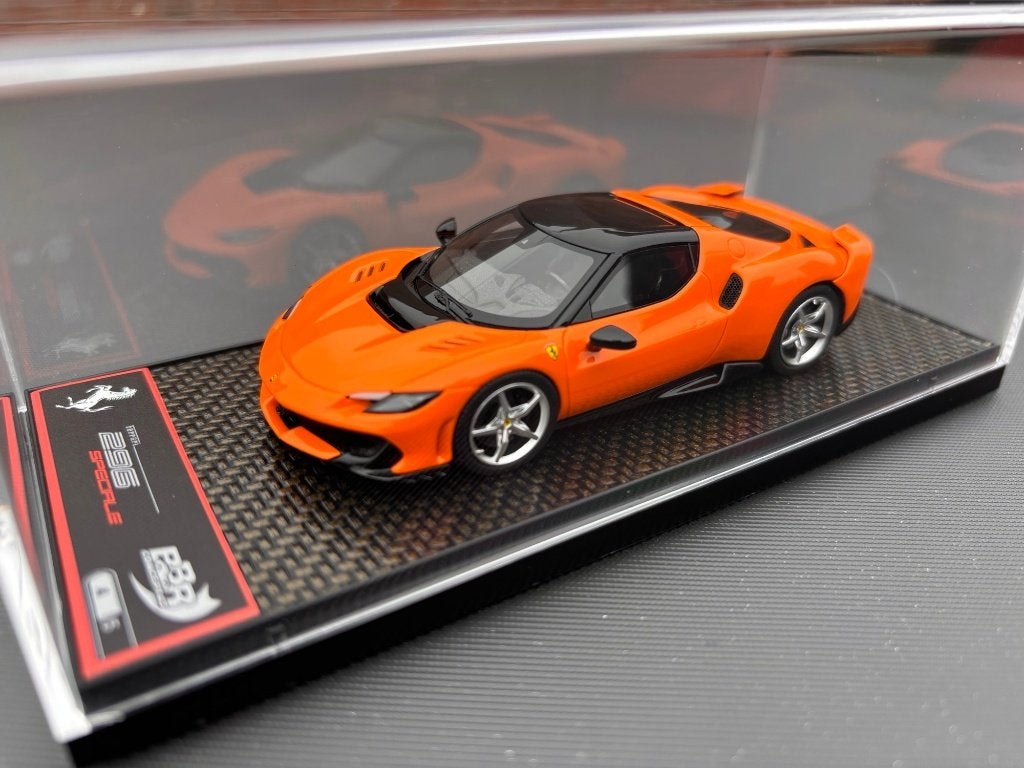 Ferrari 296 Speciale "Honda orange" BBR 1:43 NIEUW ! C4F, Overige merken, BBR, Auto, .