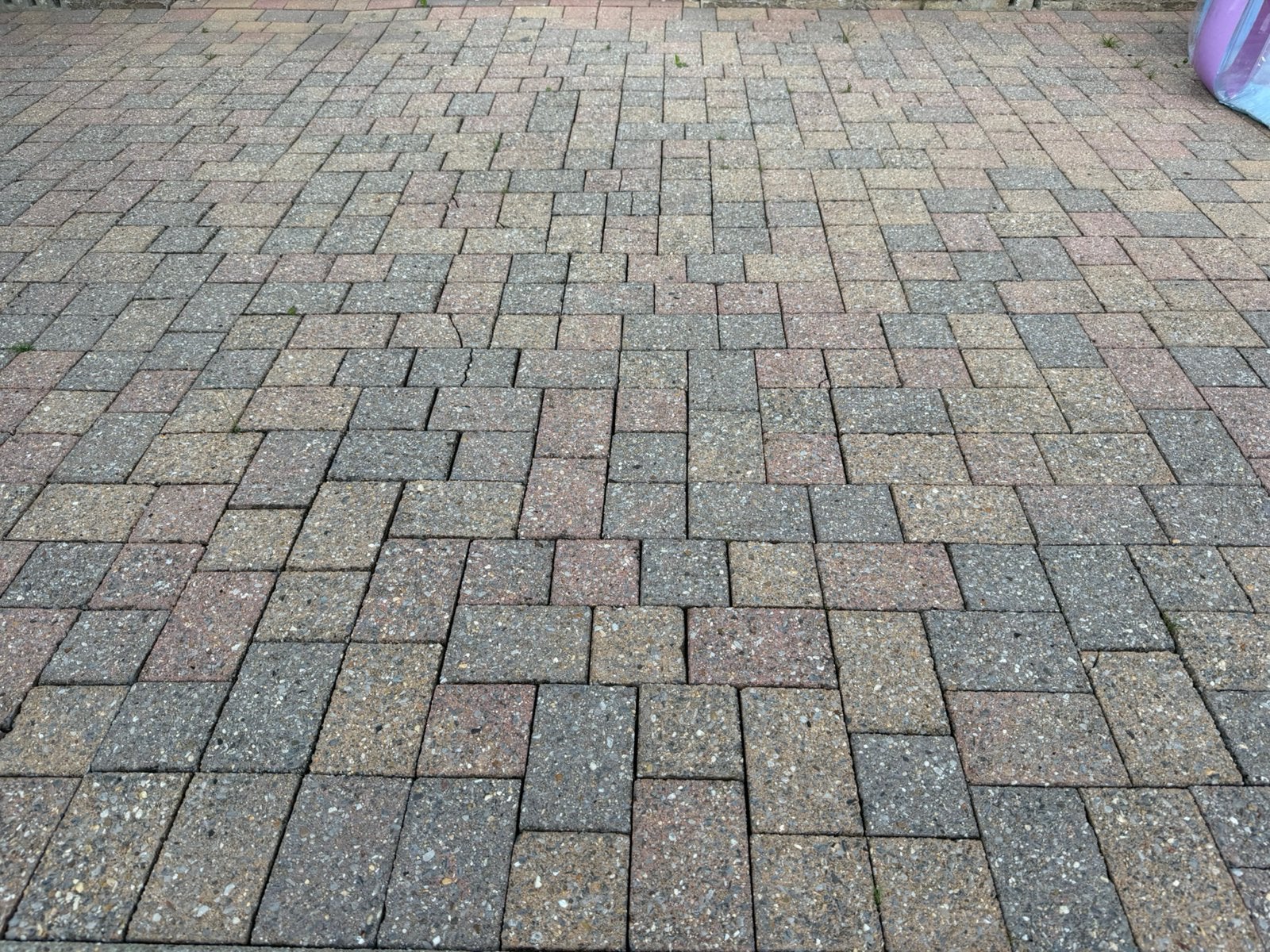 GRATIS betonnen klinkers +/- 30m, Tuin en Terras, Tegels en Klinkers, Ophalen, Gebruikt, Klinkers, 10 m² of meer