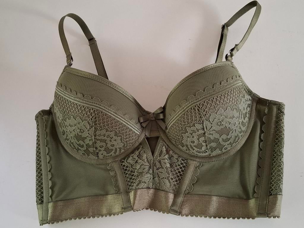 Groene Hunkemöller bh- 75B, Hunkemöller, Ophalen of Verzenden, Groen, BH