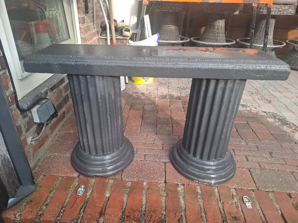 Betonnen tuinbankje, Ophalen, Gebruikt, Beton, Overige typen