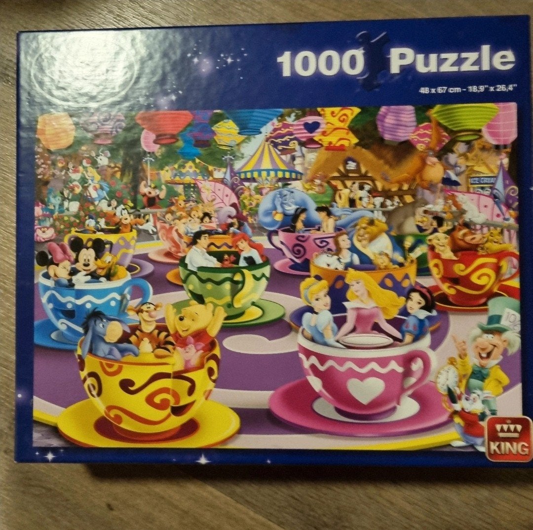 1000 stukjes puzzel van Disney, Ophalen, 500 t/m 1500 stukjes, Zo goed als nieuw