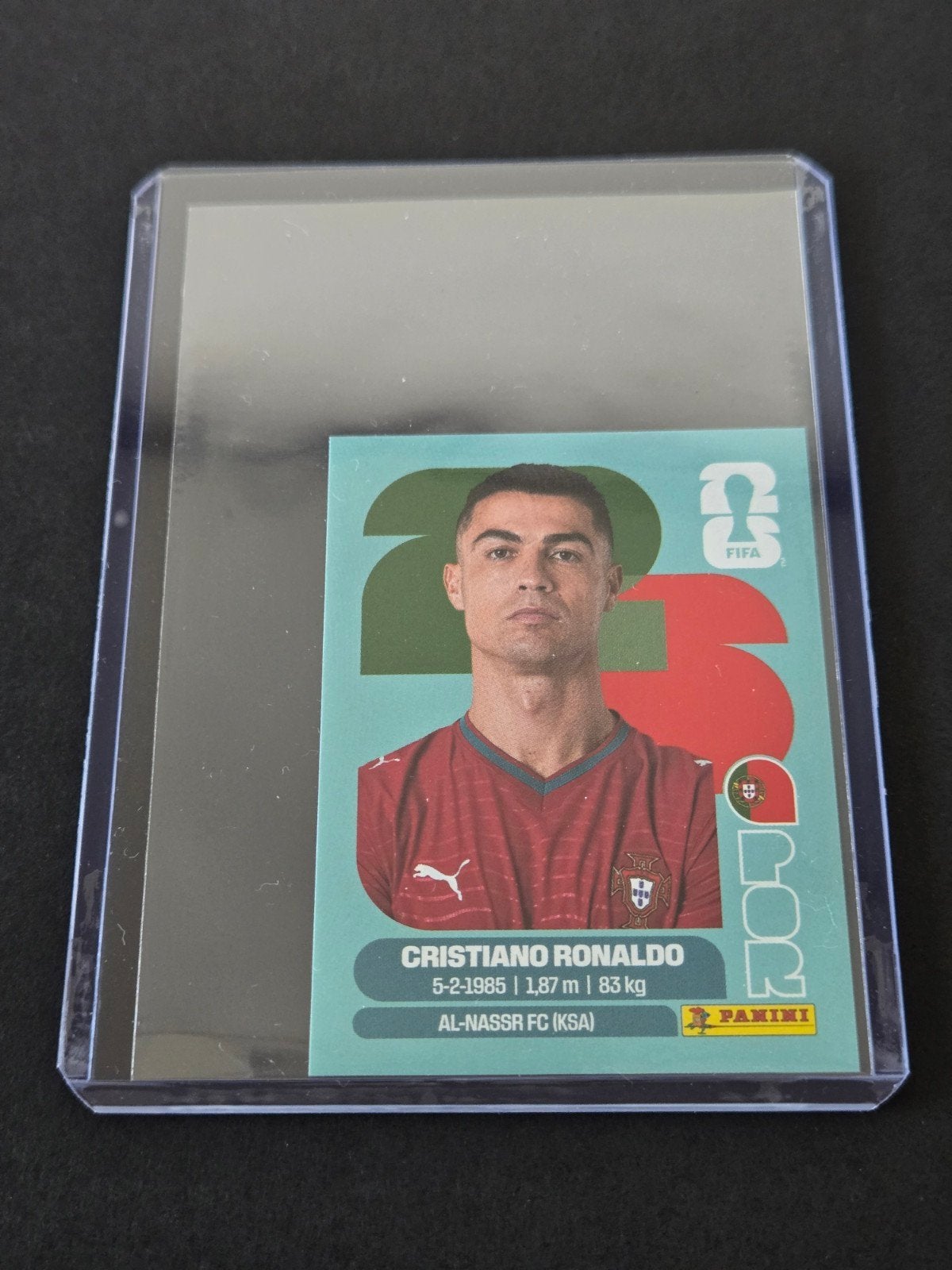 Cristiano Ronaldo Panini Sticker 2026 FIFA World Cup POR 15, Ophalen of Verzenden, Nieuw, Buitenlandse clubs, Poster, Plaatje of Sticker