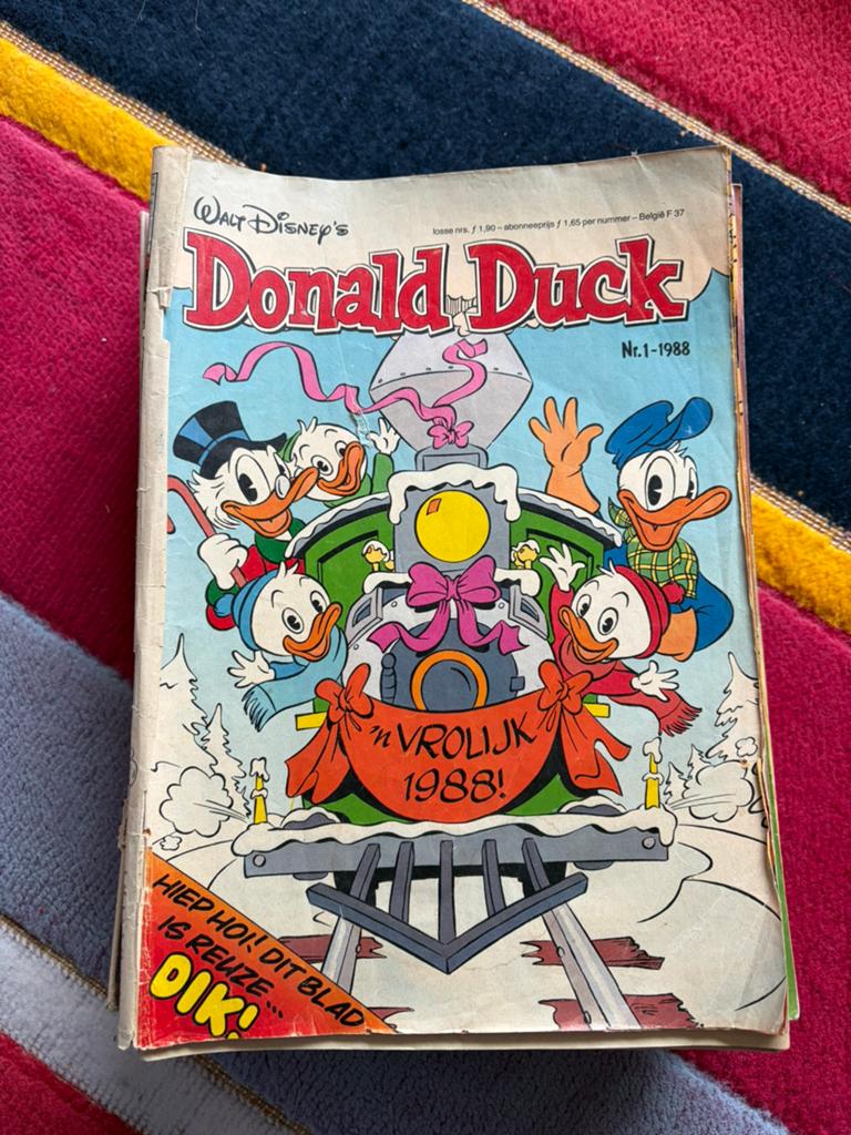 Donald Duck Jaargang 1988 Compleet, Complete serie of reeks, Ophalen, Gelezen