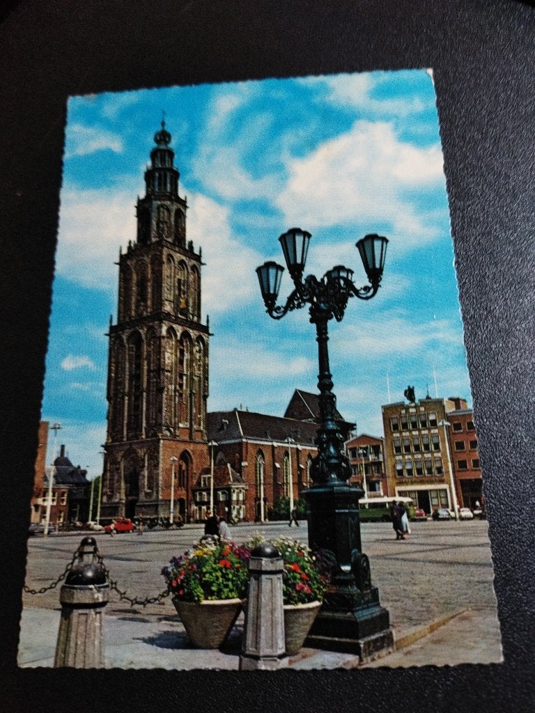 Ansichtkaart Groningen Martinitoren, Ophalen of Verzenden, 1960 tot 1980, Gelopen, Groningen