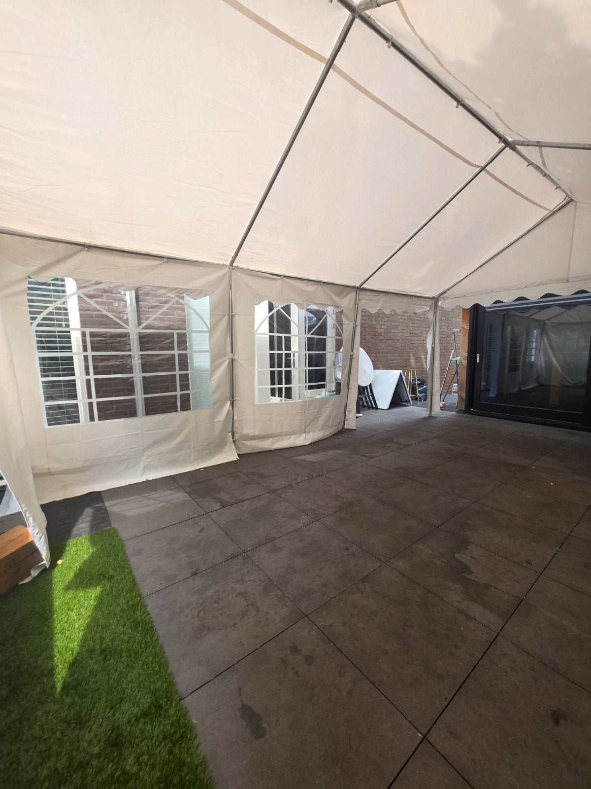 Profitent Partytent 4x6m - Robuust PVC Zeil, Ophalen, Partytent, 2 meter of meer, Zo goed als nieuw