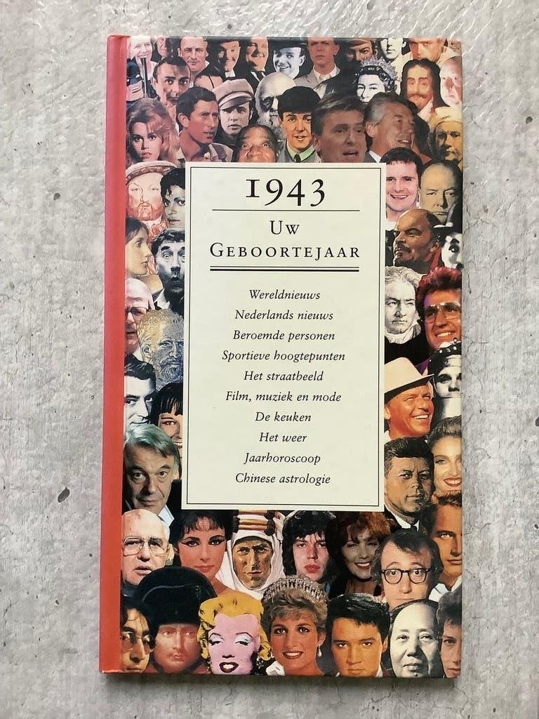 1943 uw geboortejaar- leuk om cadeau te doen, Boeken, Ophalen of Verzenden, Zo goed als nieuw