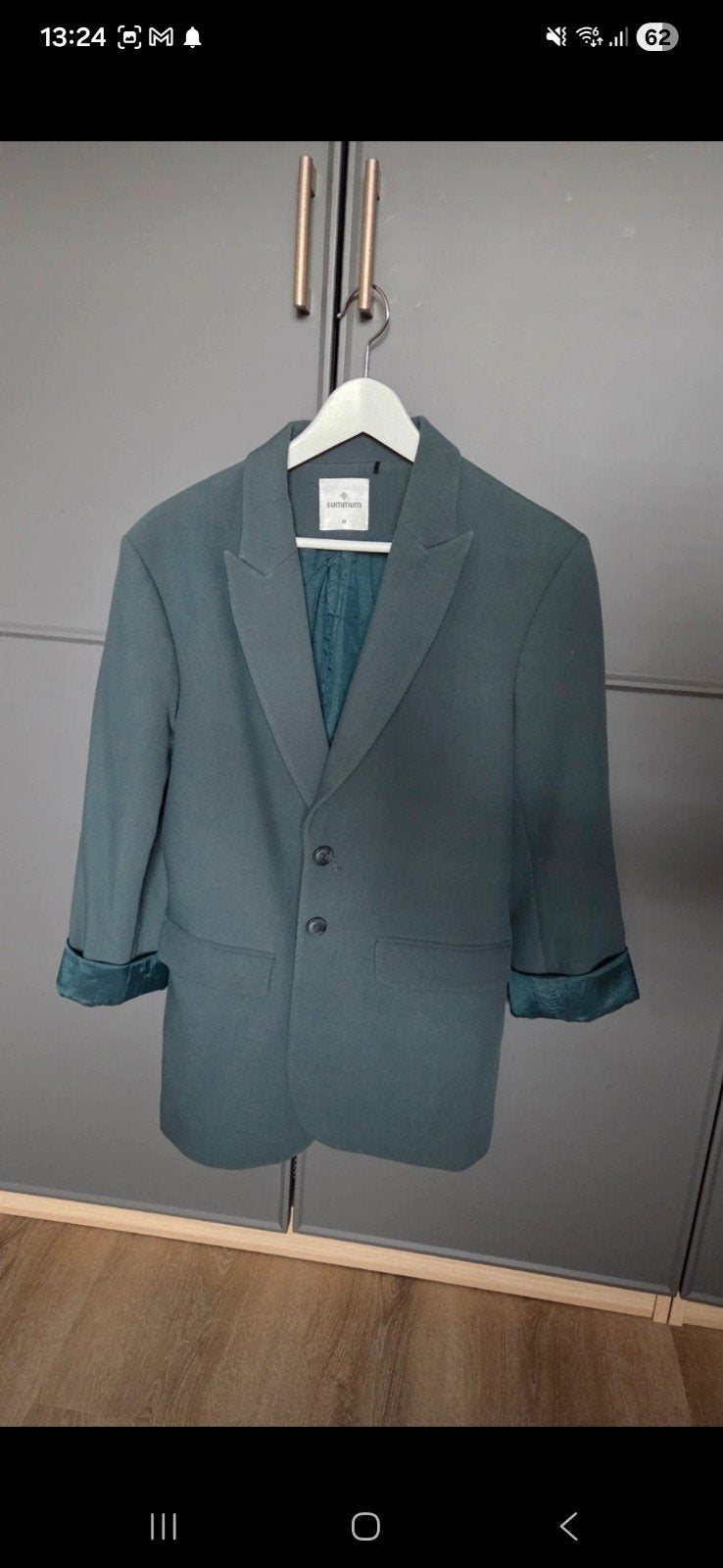 Stijlvol Groen Jasje met Taille-accent - Maat M, Maat 38/40 (M), Summum, Ophalen of Verzenden, Zo goed als nieuw