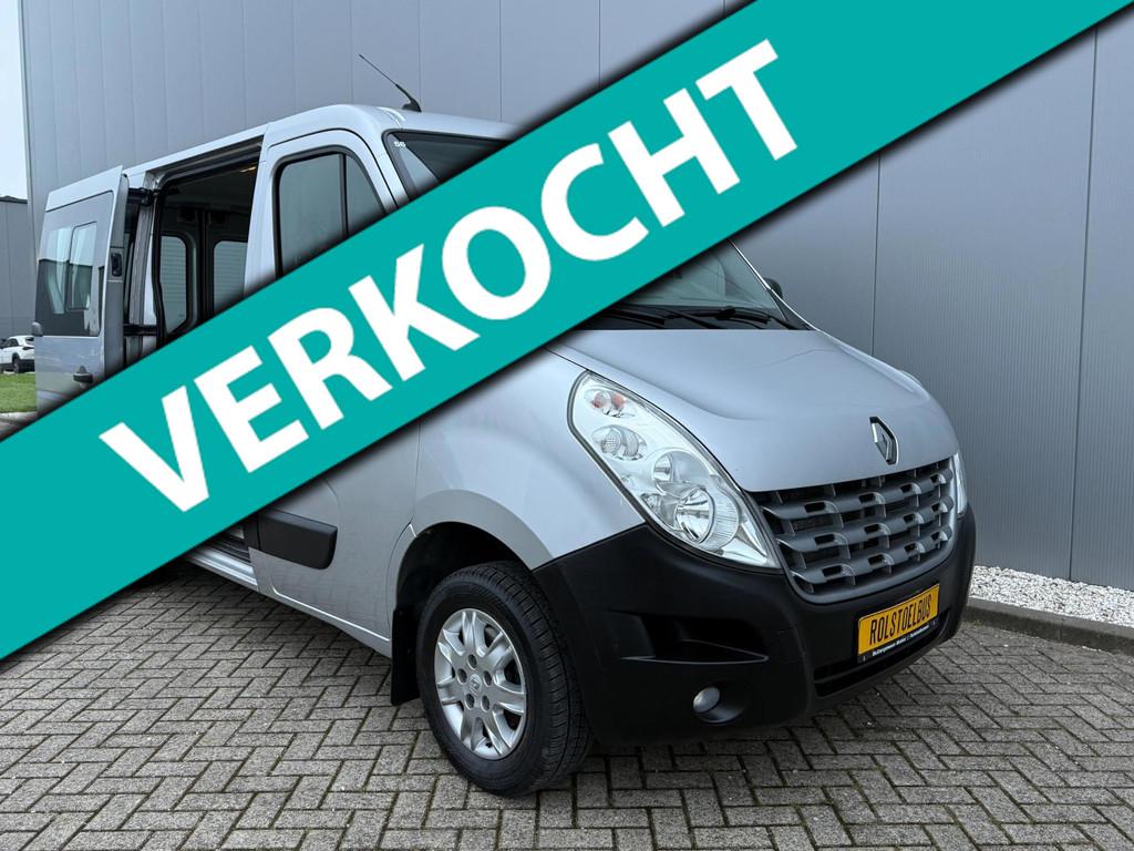 Renault Master 2.3 Rolstoelbus AIRCO Handgas Zelfrijder of m, Auto's, Bestelauto's, 12 maanden, Gebruikt, Zwart, 4 cilinders