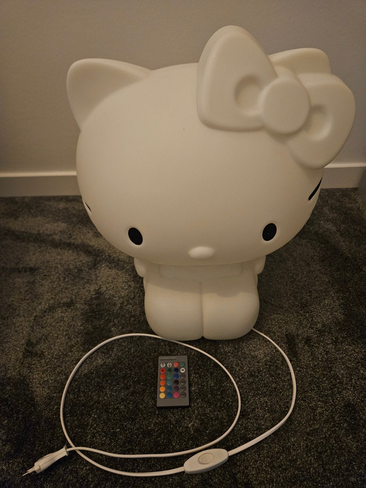 Hello Kitty Snoezellamp met Afstandsbediening, Ophalen of Verzenden, Zo goed als nieuw, Overige typen