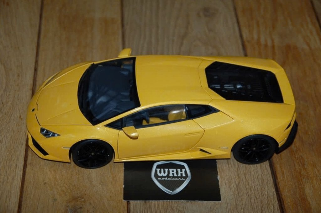 1:18 LAMBORGHINI HURACAN pearl yellow Autoart no box WRH, Verzenden, Zo goed als nieuw, Auto, Autoart