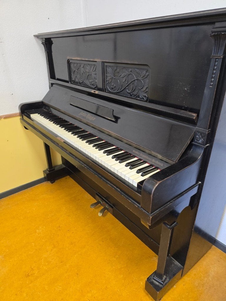 Piano, Muziek en Instrumenten, Ophalen, Gebruikt, Zwart, Piano