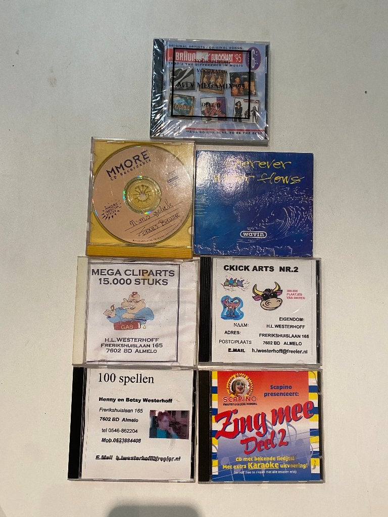 partij cd's, Ophalen of Verzenden