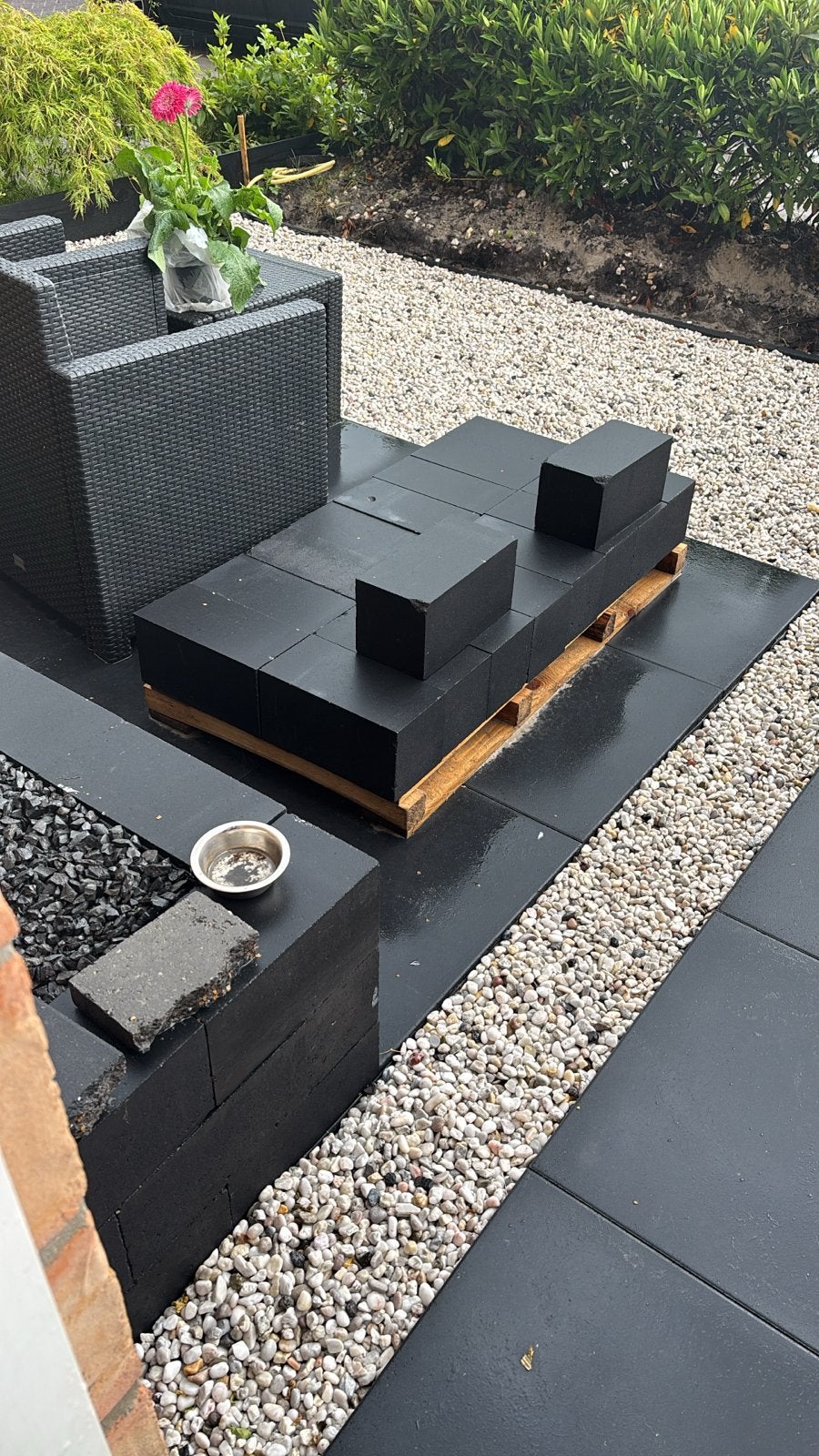 Linea 15x15x30 cm antraciet, Ophalen, Overige typen, Nieuw, Minder dan 5 m²