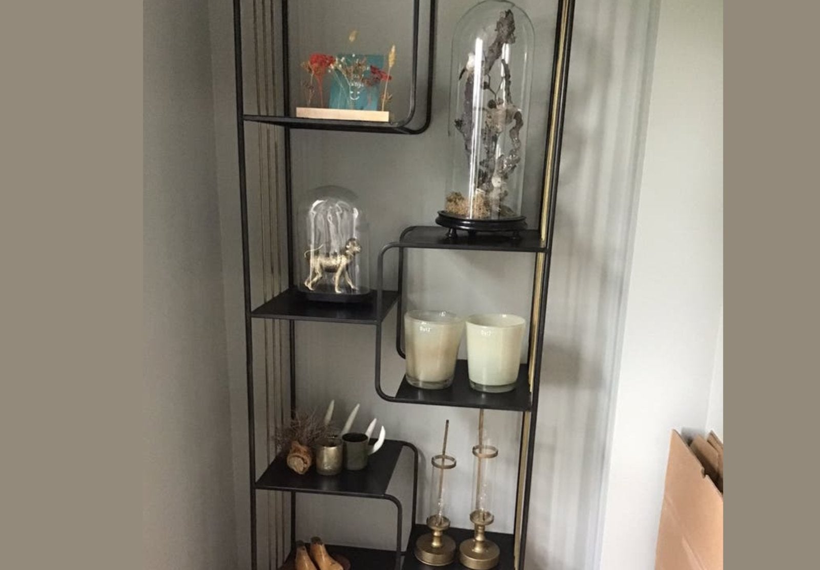 Stalen wand meubel van decostar, Ophalen of Verzenden, Zo goed als nieuw, Minder dan 150 cm, Minder dan 100 cm