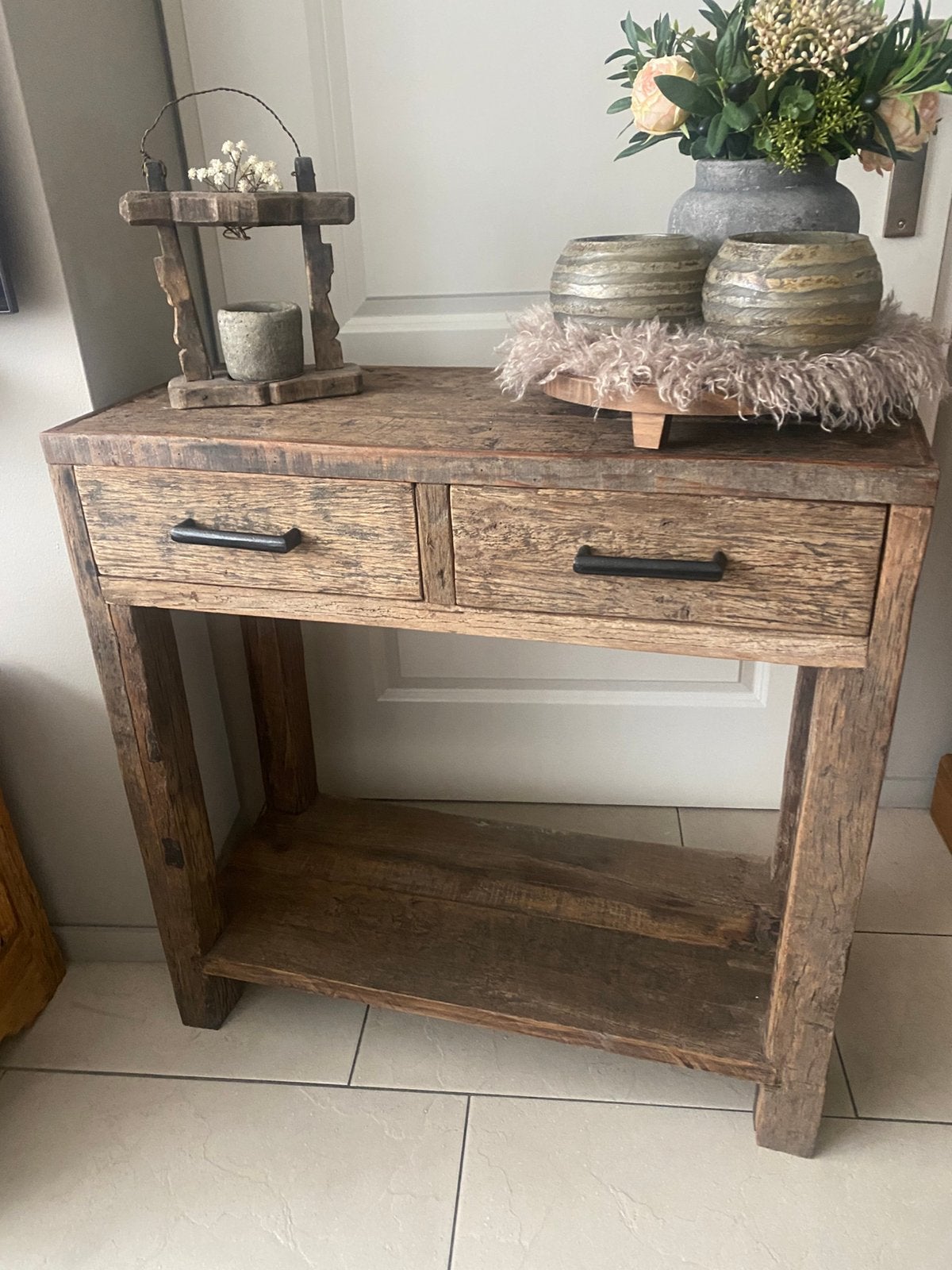 Sidetable/tv haltafel Amsterdam., Ophalen, 50 tot 100 cm, Zo goed als nieuw, Aura Peeperkorn.