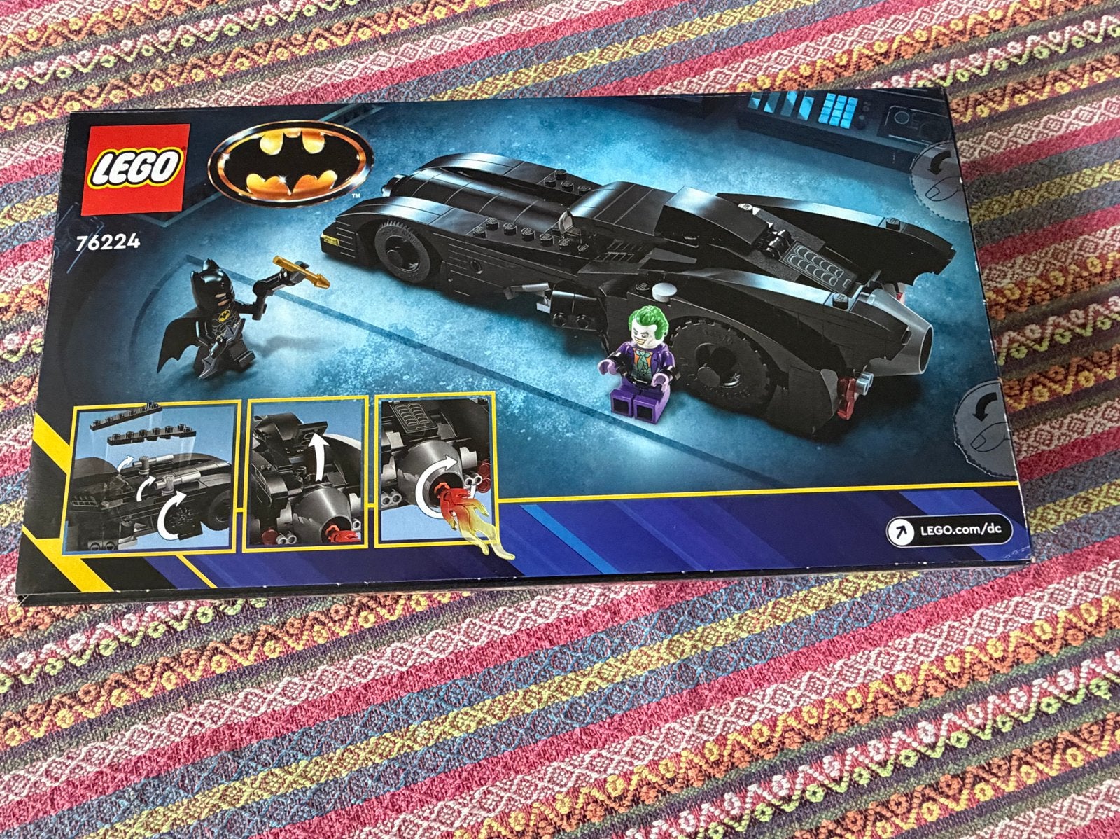 LEGO 76224 Batman Batmobile: Batman vs. The Joker Chase, Ophalen, Inclusief minifiguren, Overige thema's, Lego