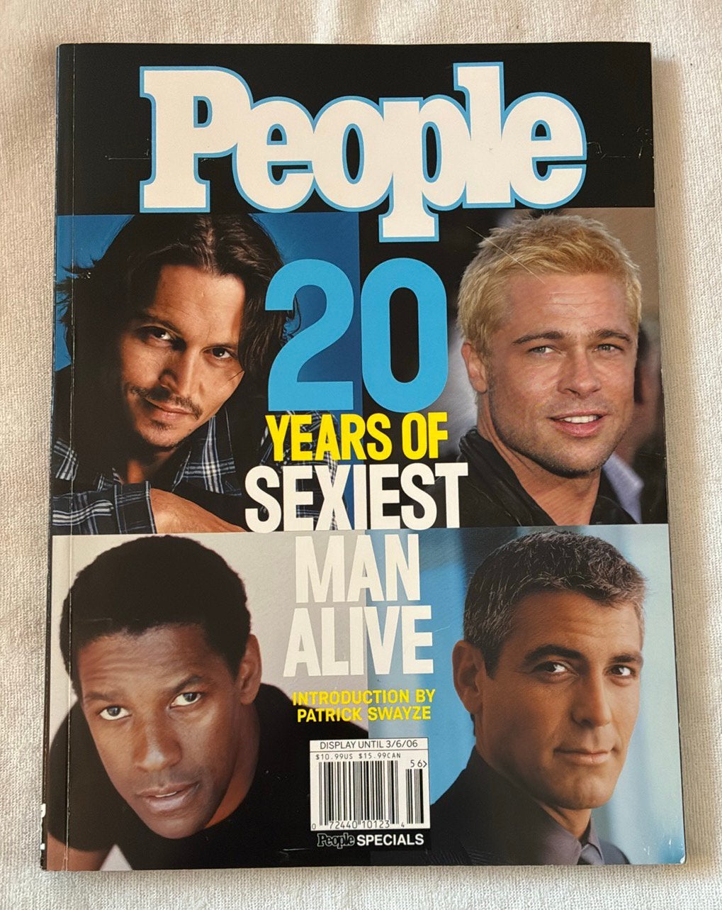 People Magazine 20 years of Sexiest Man Alive, Verzamelen, Ophalen of Verzenden, 1980 tot heden, Buitenland, Tijdschrift