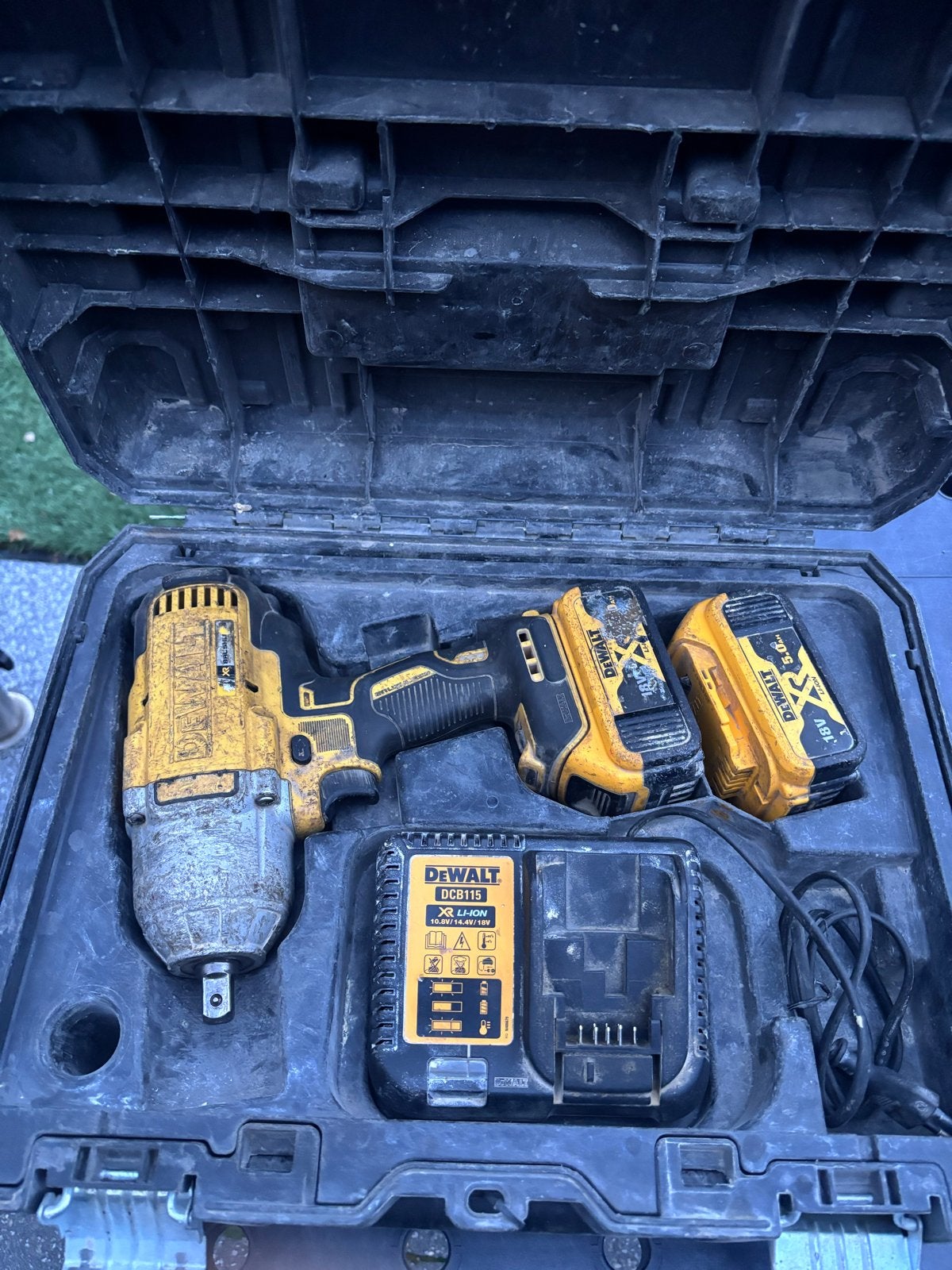 DeWalt DCF899P2 Slagmoersleutel met Accu's en Lader, Doe-het-zelf en Verbouw, Ophalen of Verzenden, Gebruikt, 600 watt of meer