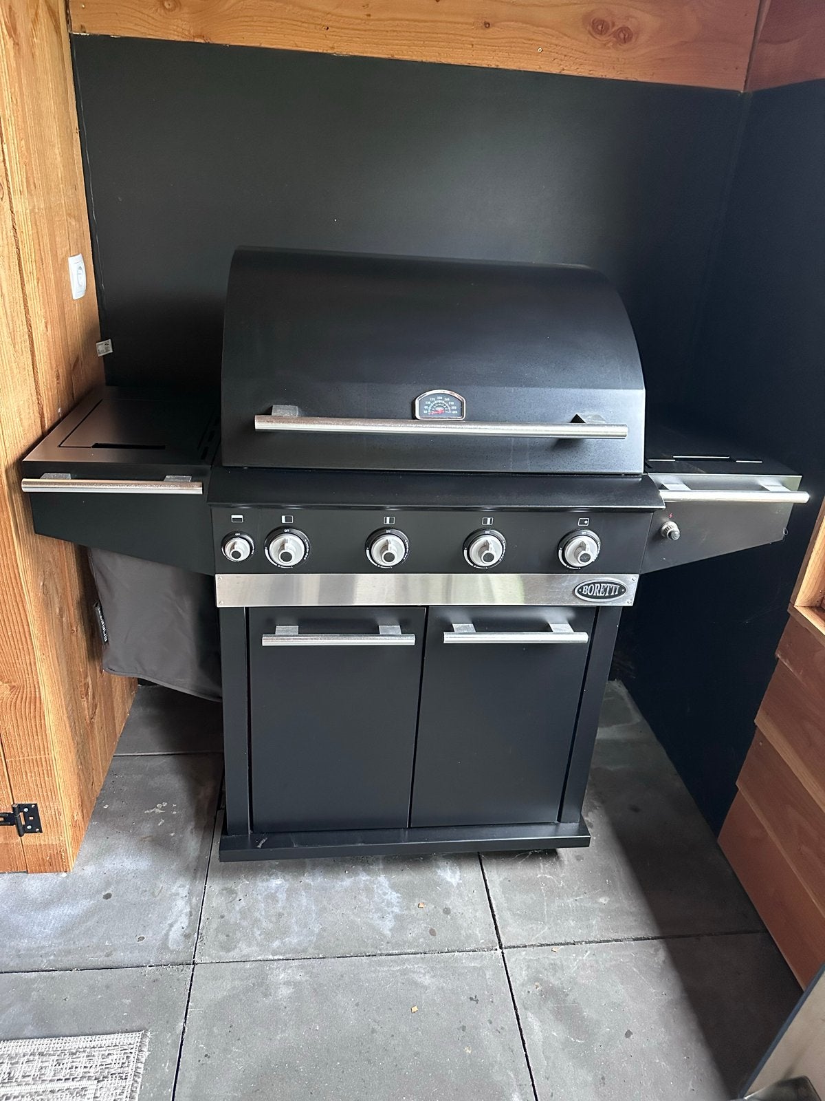 Boretti Gasbarbecue - brido gas/houtskool, Ophalen, Gebruikt