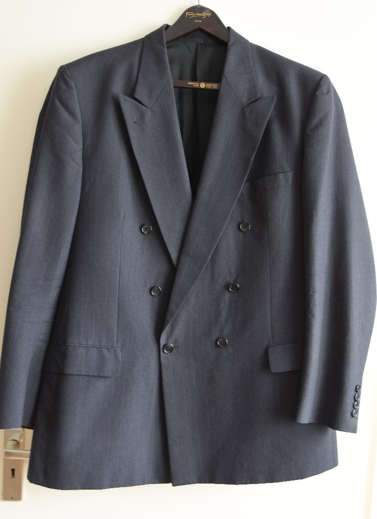 Eduard Dressler kostuum pak maat 56, Kleding | Heren, Kostuums en Colberts, Verzenden, Gedragen, Maat 56/58 (XL), Grijs